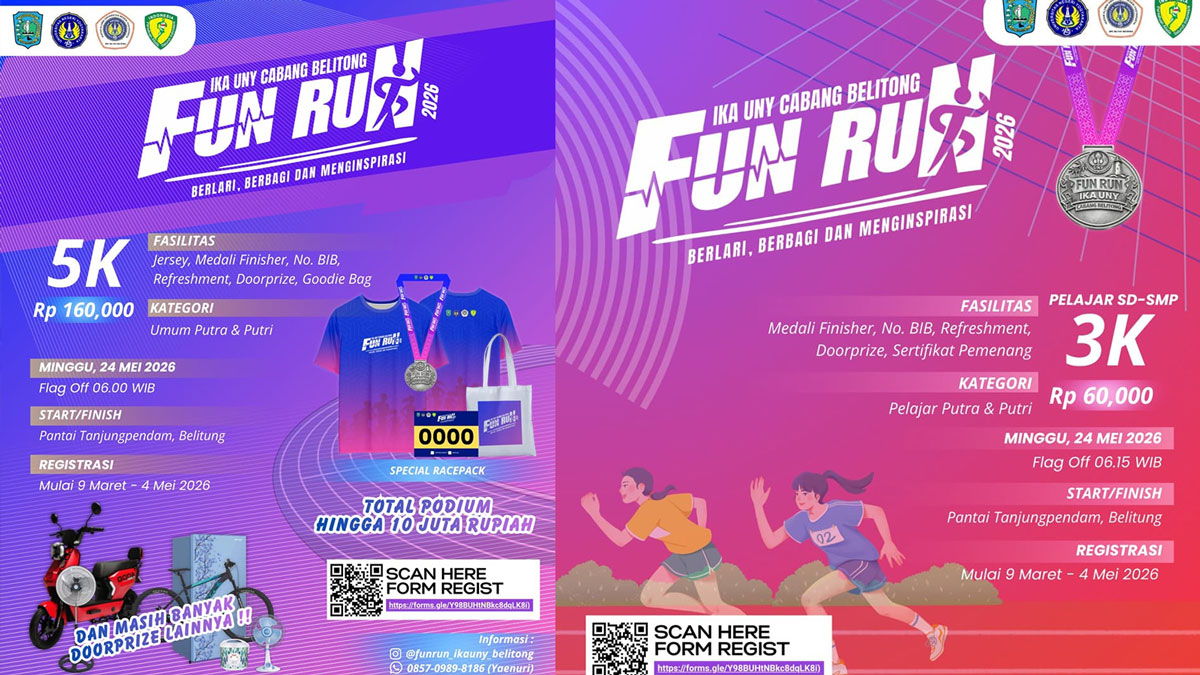 Fun Run IKA UNY Belitong 2026