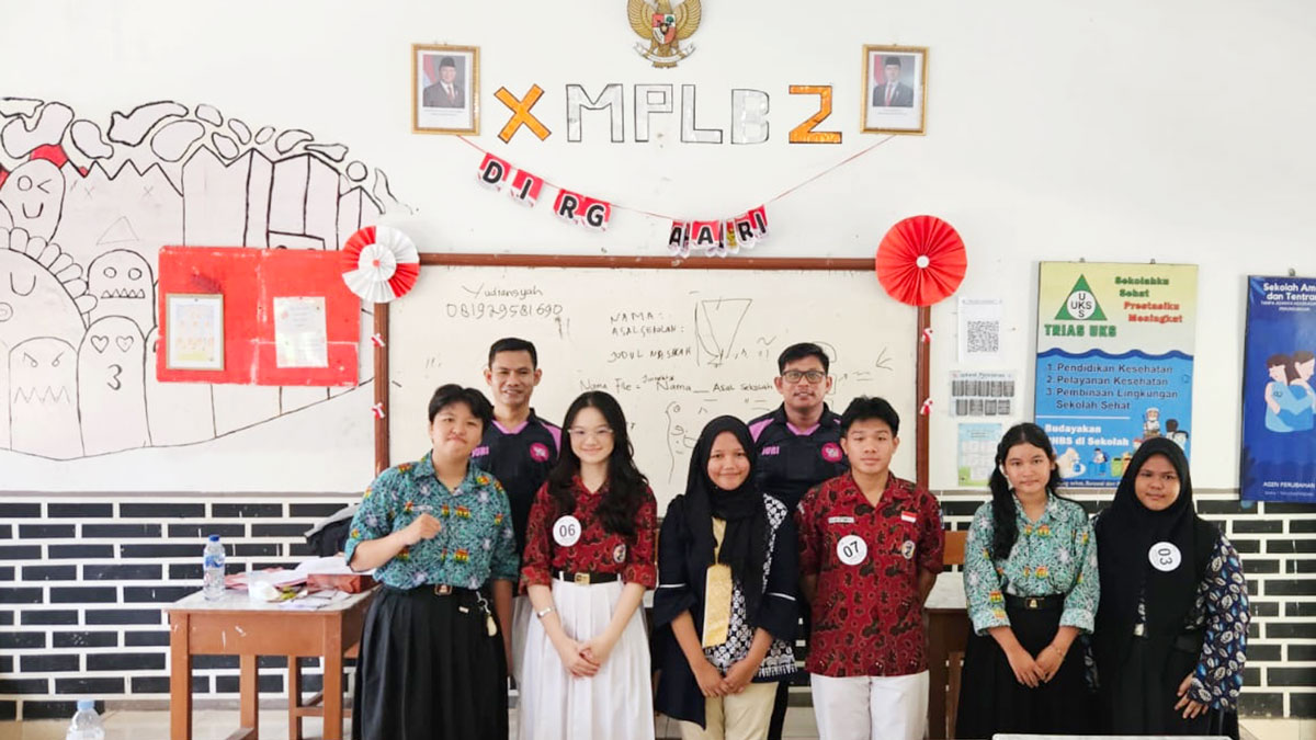 Peserta cabang jurnalistik FLS3N Beltim 2026